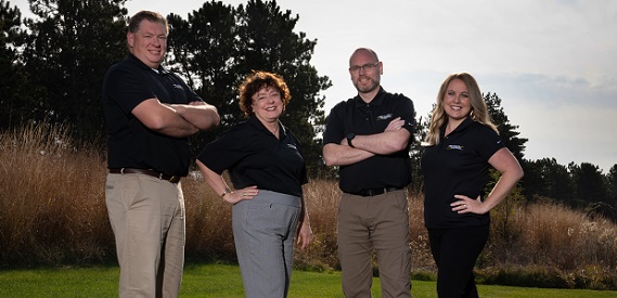 Henry County Loan Officers, including Matt Anderson of Winfield and Brenda Gonzalez, Eric Rawson and Julie Brown of Mount Pleasant, for Pilot Grove Savings Bank